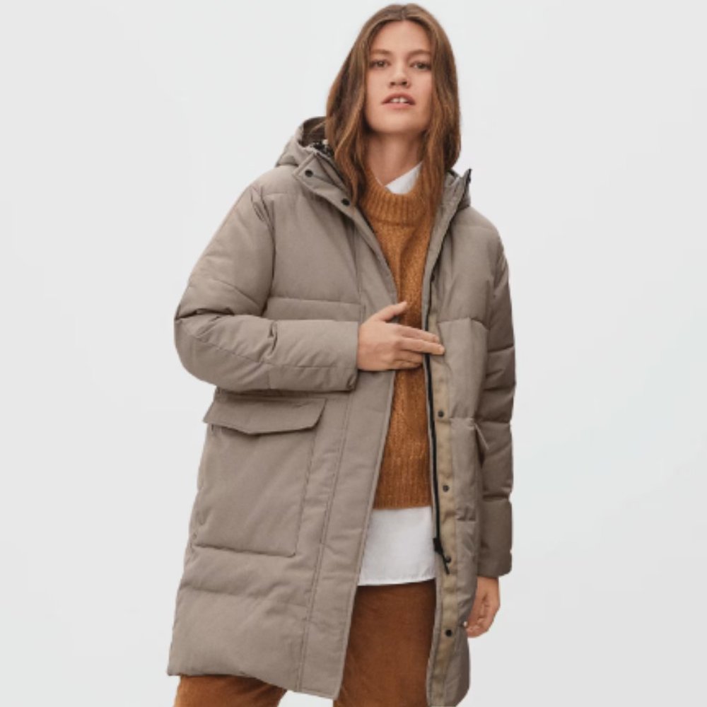 Everlane The ReNew Long Puffer